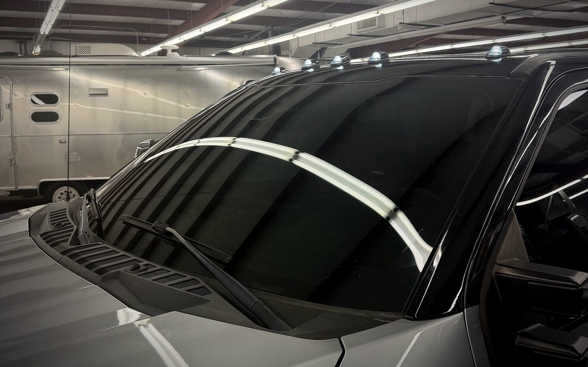 Ford F-250 Platinum with ceramic windshield film